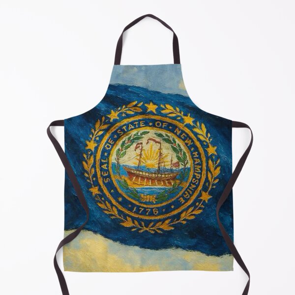 Item preview, New Hampshire State Flag designed and sold by TinCatOutPost.