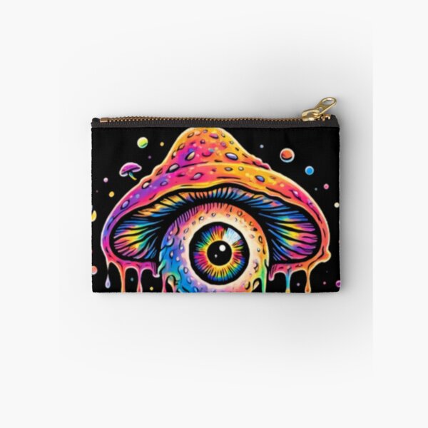 Item preview, Rainbow Melt Eye Mushroom – Psychedelic Festival Art   designed and sold by House-of-Roc.