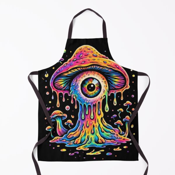 Item preview, Rainbow Melt Eye Mushroom – Psychedelic Festival Art designed and sold by House-of-Roc.
