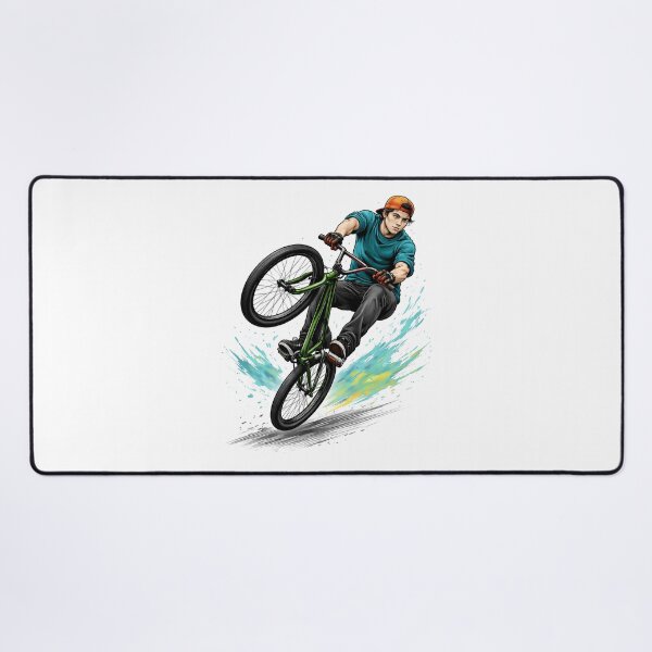Item preview, BMX Wheelie Action – Urban Extreme Sports Artwork designed and sold by Ramiilustraciones.