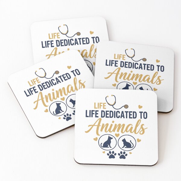 Item preview, Life Dedicated to Animals Shirt – Veterinarian Technician Gift Tee designed and sold by Muzgle.