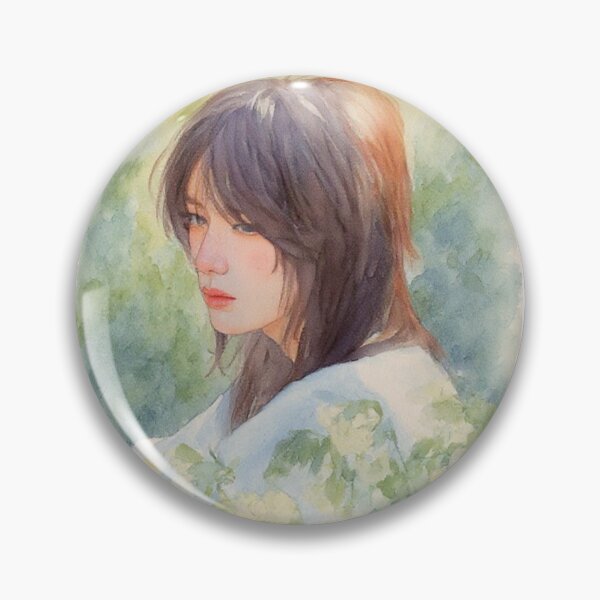 Item preview, TXT Beomgyu Watercolor Painting designed and sold by peachysunoodesigns.