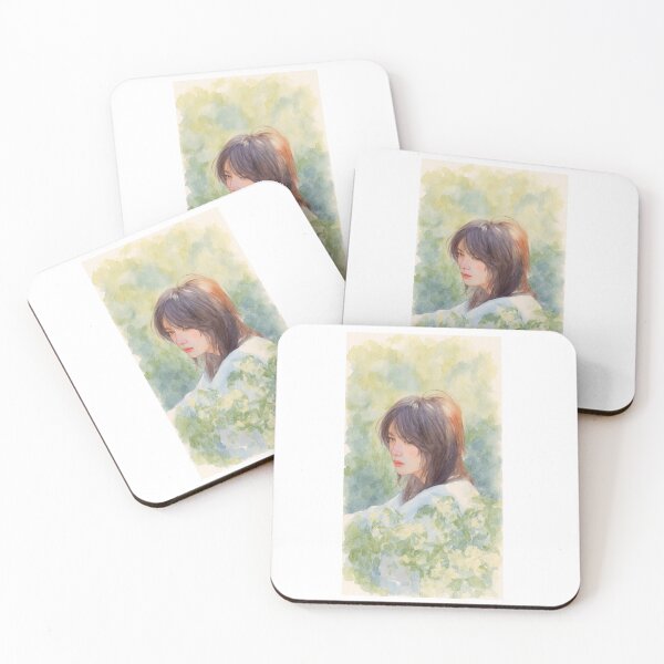 Item preview, TXT Beomgyu Watercolor Painting designed and sold by peachysunoodesigns.