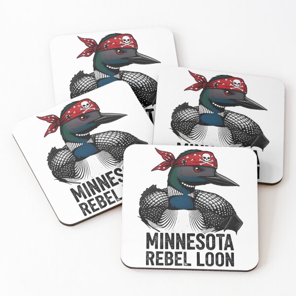 Item preview, anti ice minnesota rebel loon  designed and sold by Uglyandcute.