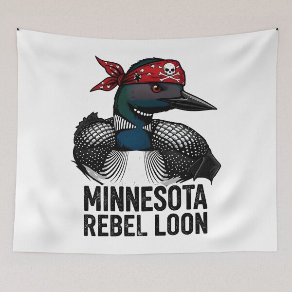 Item preview, anti ice minnesota rebel loon  designed and sold by Uglyandcute.