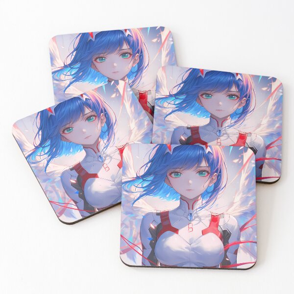 Item preview, Ichigo Darling Franxx Mecha Pilot Sparkle Portrait designed and sold by mildaclairmo.