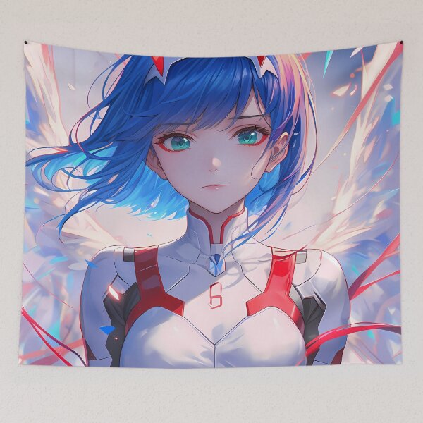 Item preview, Ichigo Darling Franxx Mecha Pilot Sparkle Portrait designed and sold by mildaclairmo.