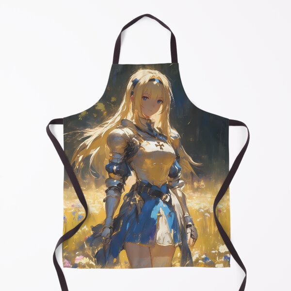 Item preview, Ais Wallenstein Danmachi Knight Armor Flower Field Golden Light designed and sold by mildaclairmo.