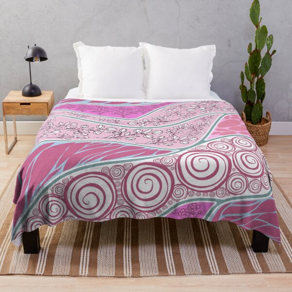 Item preview, Aboriginal Urban Bush Plant Pink designed and sold by AboriginalartVI.