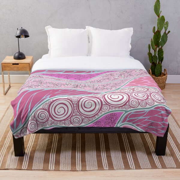 Item preview, Aboriginal Urban Bush Plant Pink designed and sold by AboriginalartVI.