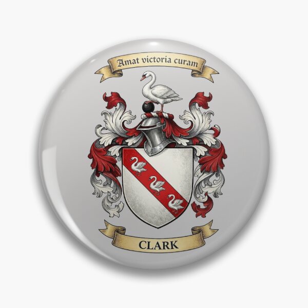 Item preview, The Clark Family Coat of Arms designed and sold by BagTown Clans.