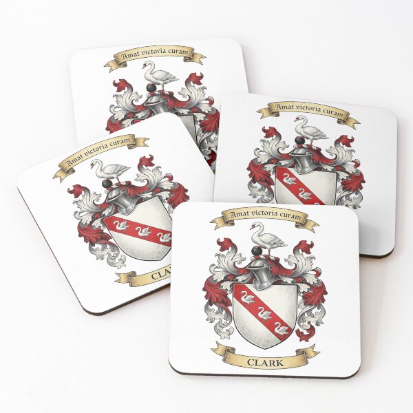 Item preview, The Clark Family Coat of Arms designed and sold by BagTown Clans.
