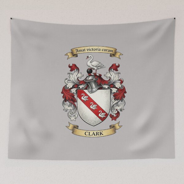 Item preview, The Clark Family Coat of Arms designed and sold by BagTown Clans.