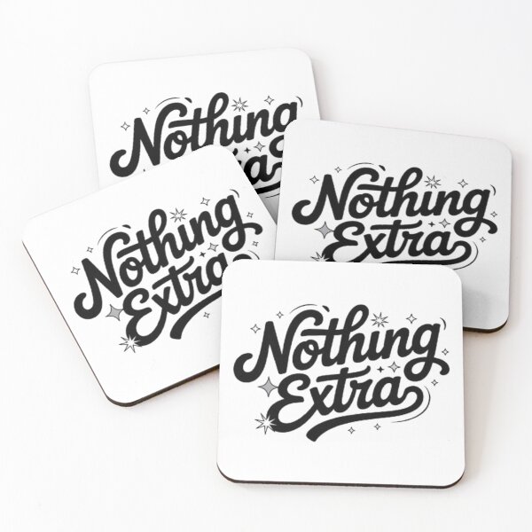 Item preview, Nothing Extra – Minimal Bold Typography for Apparel designed and sold by NewUSShop.
