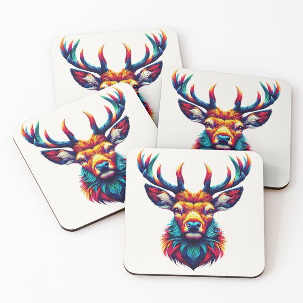 Item preview, Colorful of Mule Deer designed and sold by Mike-YG.
