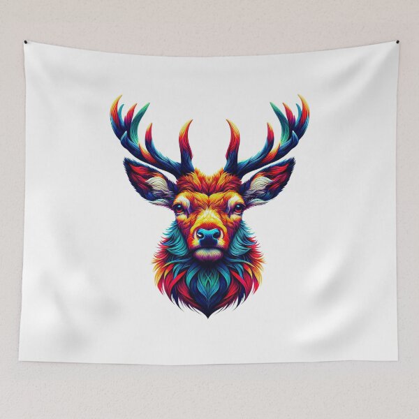 Item preview, Colorful of Mule Deer designed and sold by Mike-YG.