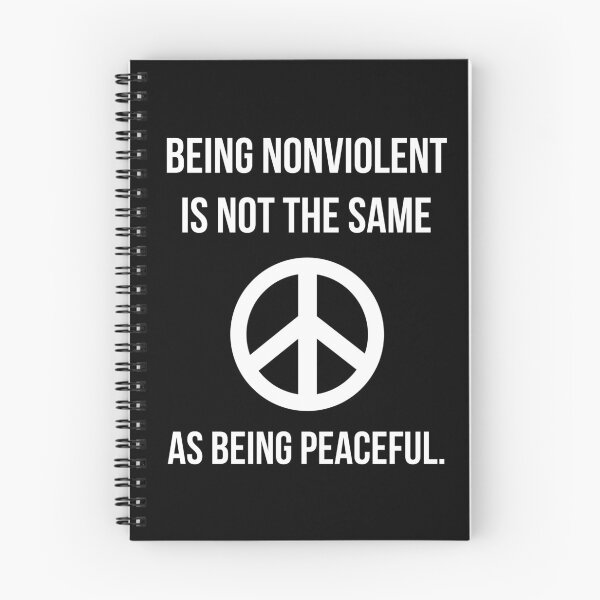 Item preview, Being nonviolent is not the same thing as being peaceful. designed and sold by Rachel the Artist .