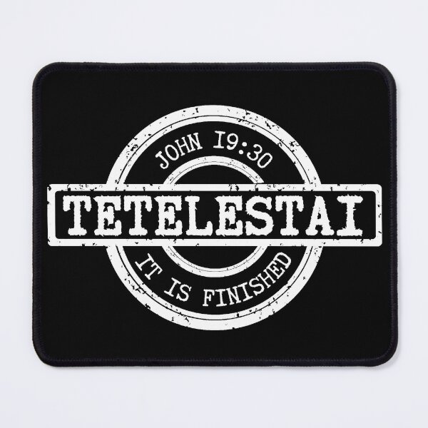 Item preview, Tetelestai – It Is Finished – John 19:30 - White Design designed and sold by MoriaStore.