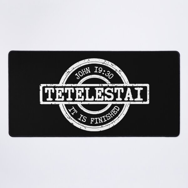 Item preview, Tetelestai – It Is Finished – John 19:30 - White Design designed and sold by MoriaStore.