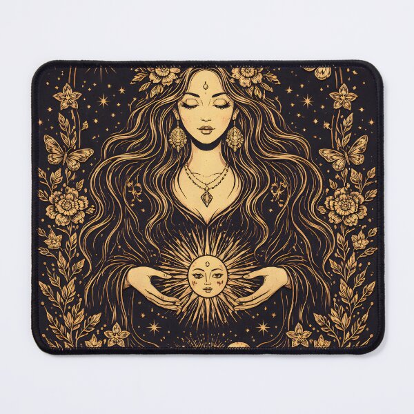 Item preview, Celestial Goddess Line Art designed and sold by MonoFlux.