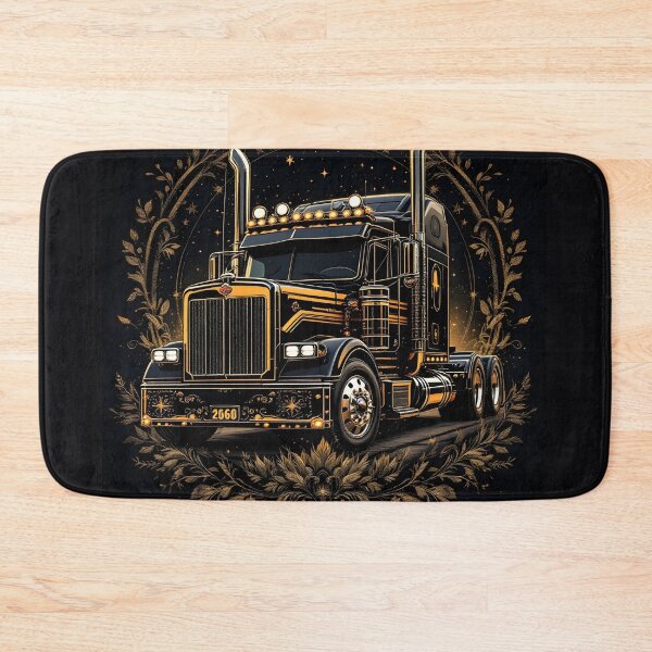 Item preview, Golden King Truck – Luxury Semi Truck Illustration designed and sold by M22--.