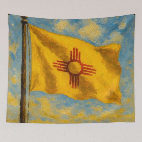 Item preview, New Mexico State Flag designed and sold by TinCatOutPost.