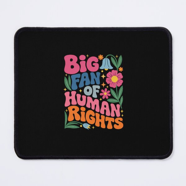 Item preview, Big Fan Of Human Rights Floral, Social Justice, Support Immigrant, Anti, Cute Equality Pro Democracy designed and sold by TschandriaArt.
