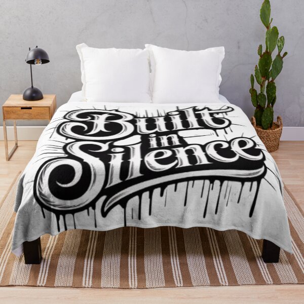 Item preview, Built In Silence – Powerful Minimal Typography for Apparel designed and sold by NewUSShop.