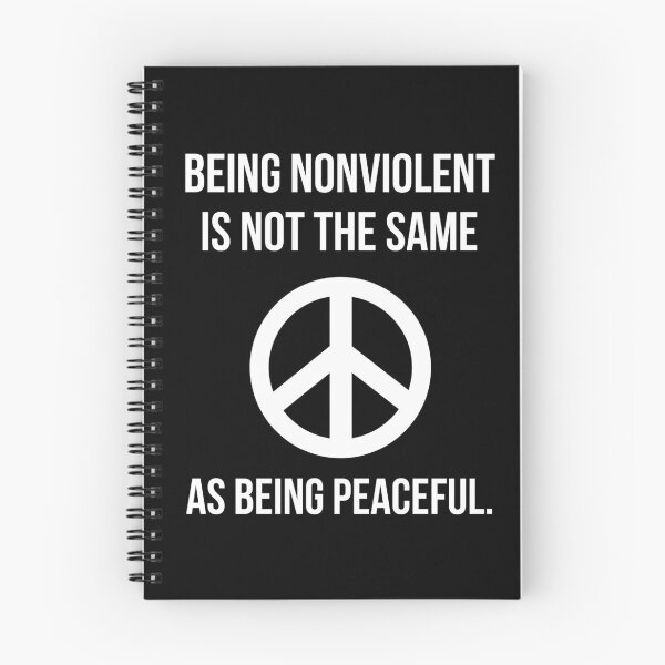 Item preview, Being nonviolent is not the same as being peaceful. designed and sold by Rachel the Artist .