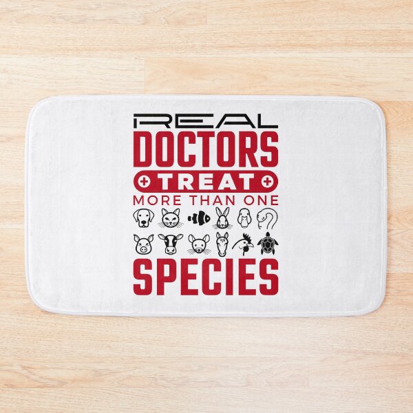 Item preview, Real Doctors Treat More than One Species Veterinarian  designed and sold by jaygo.