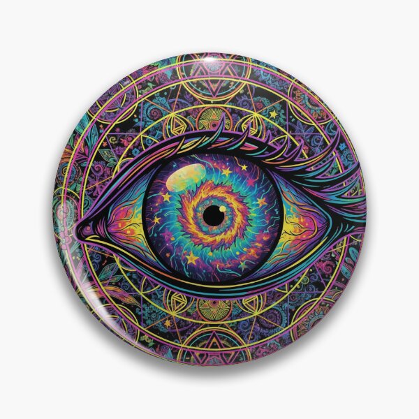 Item preview, Psychedelic eye in cosmic space t-shirt  designed and sold by YasArtStudio.