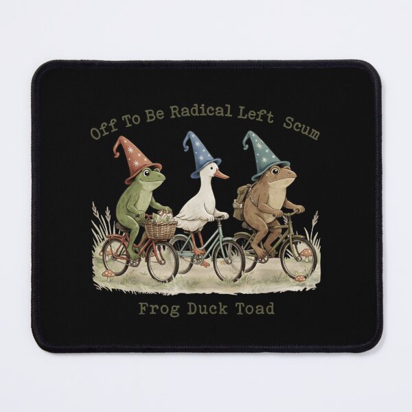 Item preview, Off To Be Radical Left Scum - Funny Wizard Frog Duck Toad Design designed and sold by haitrieuic96.