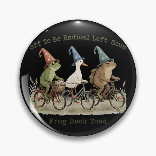 Item preview, Off To Be Radical Left Scum - Funny Wizard Frog Duck Toad Design designed and sold by haitrieuic96.