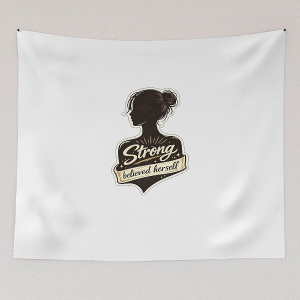 Item preview, She Believed, She Became Strong designed and sold by LumeLush.