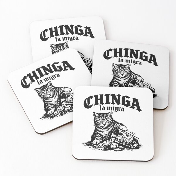 Item preview, Chinga La Migra Cat Art designed and sold by VampimorPH.