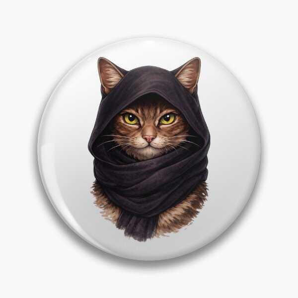 Item preview, Mysterious Cat with a Handkerchief designed and sold by Droosam.