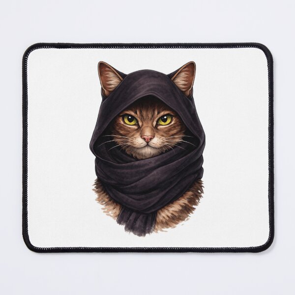 Item preview, Mysterious Cat with a Handkerchief designed and sold by Droosam.