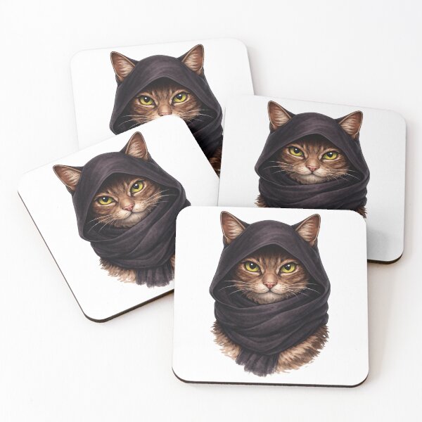 Item preview, Mysterious Cat with a Handkerchief designed and sold by Droosam.