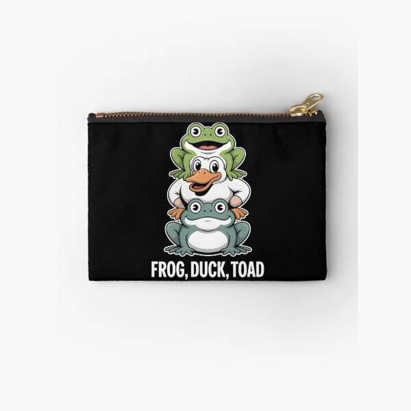 Item preview, Frog Duck Toad Stack - Cute Kawaii Animal Trio Design designed and sold by haitrieuic96.