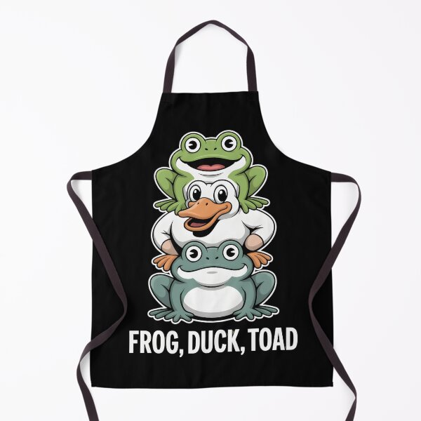 Item preview, Frog Duck Toad Stack - Cute Kawaii Animal Trio Design designed and sold by haitrieuic96.