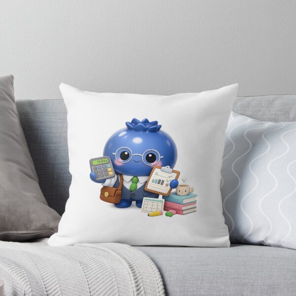 Item preview, Cute Blueberry Accountant | Kawaii Office Fruit Character designed and sold by Moons Studio.