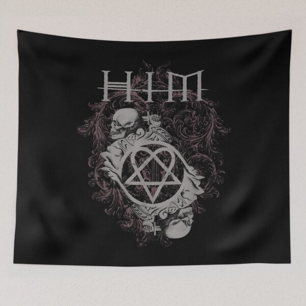 Item preview, Ville Valo Him Dual Skull designed and sold by bakham.