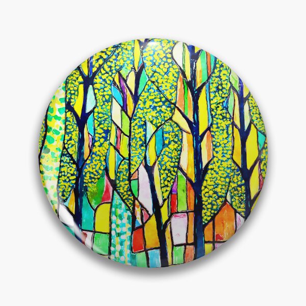 Item preview, Funky Fantasy Forest Vibrantly Colorful Abstract Digital Designs designed and sold by DEC02.