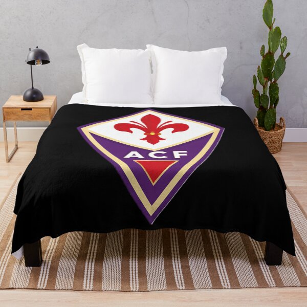 Item preview, Florence Inspired Football Crest Purple Lily Soccer Fan Art designed and sold by Akki27.
