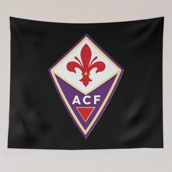 Item preview, Florence Inspired Football Crest  Purple Lily Soccer Fan Art  designed and sold by Akki27.