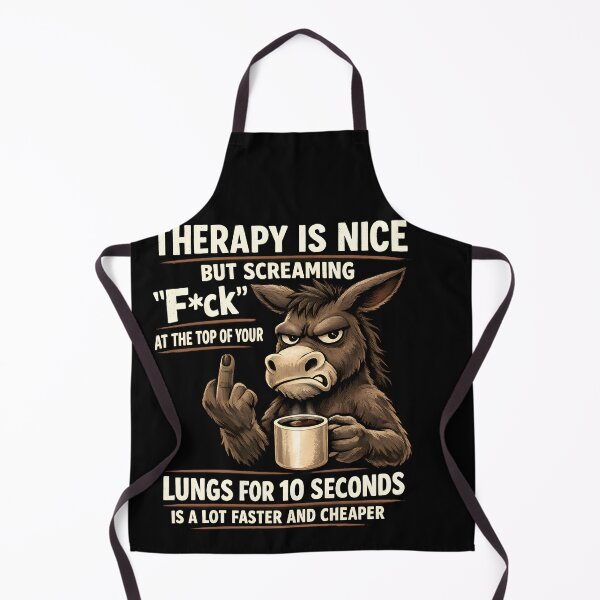 Item preview, Therapy Alternative Humor Donkey Design designed and sold by HUTEND.