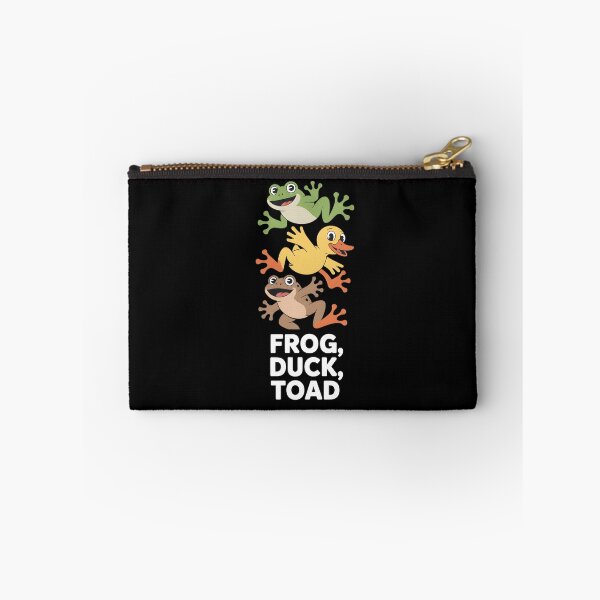 Item preview, Frog Duck Toad Jumping Trio - Funny Dancing Kawaii Animal Design designed and sold by haitrieuic96.