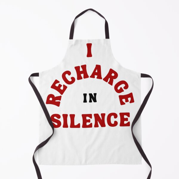 Item preview, I Recharge in Silence Quote designed and sold by Bongsheila.