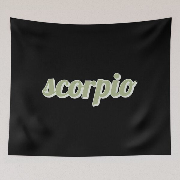 Item preview, Scorpio Zodiac Typography designed and sold by thccelcdjhw5.