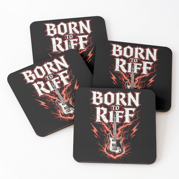 Item preview, Born to Riff designed and sold by Plot Twist Outfitters.
